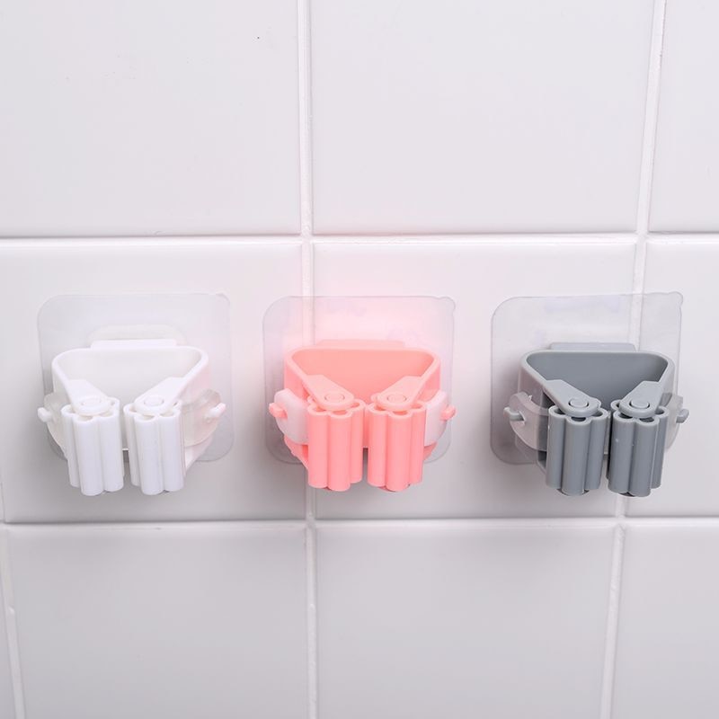 1 Cái Móc Treo Đa Năng Cây Lau Nhà Treo Tường Kẹp Người Tổ Chức Giá Đỡ Bàn Chải Chổi Móc Treo Mạnh Mẽ Bếp Phụ Kiện Phòng Tắm - Ảnh 3