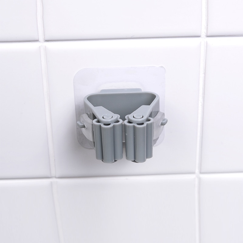 1 Cái Móc Treo Đa Năng Cây Lau Nhà Treo Tường Kẹp Người Tổ Chức Giá Đỡ Bàn Chải Chổi Móc Treo Mạnh Mẽ Bếp Phụ Kiện Phòng Tắm - Ảnh 7