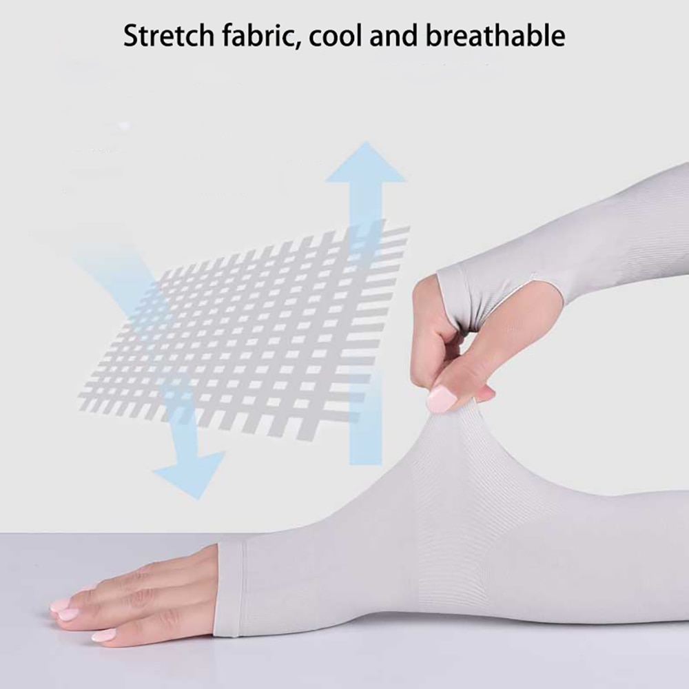1 Pair Compression Sports Arm Sleeve Basketball Cycling Arm Warmer Summer Running Tennis UV Protection Volleyball Bands - Images 21