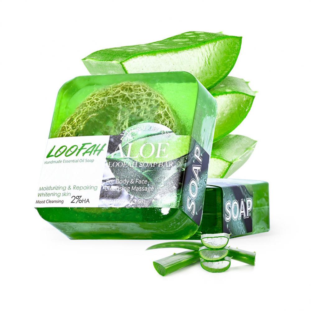 100G Axit Kojic Xà Phòng Xơ mướp Handmade Xà Phòng Tinh Dầu Dưỡng Ẩm Thực Vật Tự Nhiên Kiểm Soát Dầu Vệ Sinh Massage Chăm Sóc Cơ Thể & Mặt - Ảnh 18
