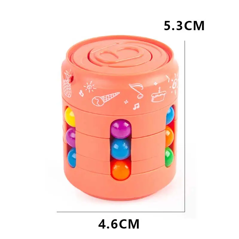 1Pcs Anti-stress Thinking Development Ball Magic Bean Burger Rubik's Cube Toy Souptoys Intellectual Development