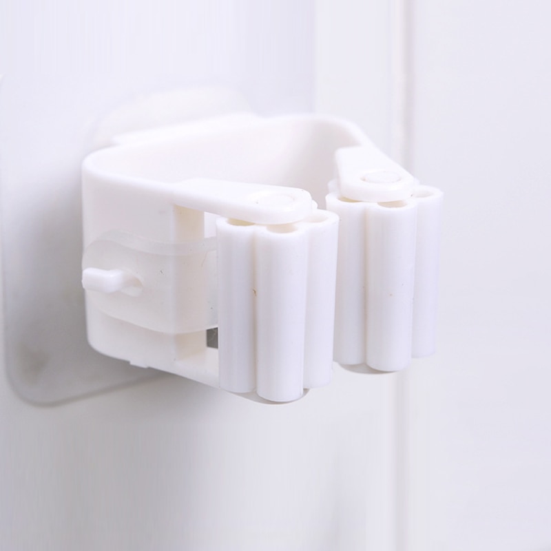 1Pcs Multi-Purpose Hooks Wall Mounted Mop Clip Organizer Holder Rack Brush Broom Hanger Strong Hook Kitchen Bathroom Accessories - Images 9