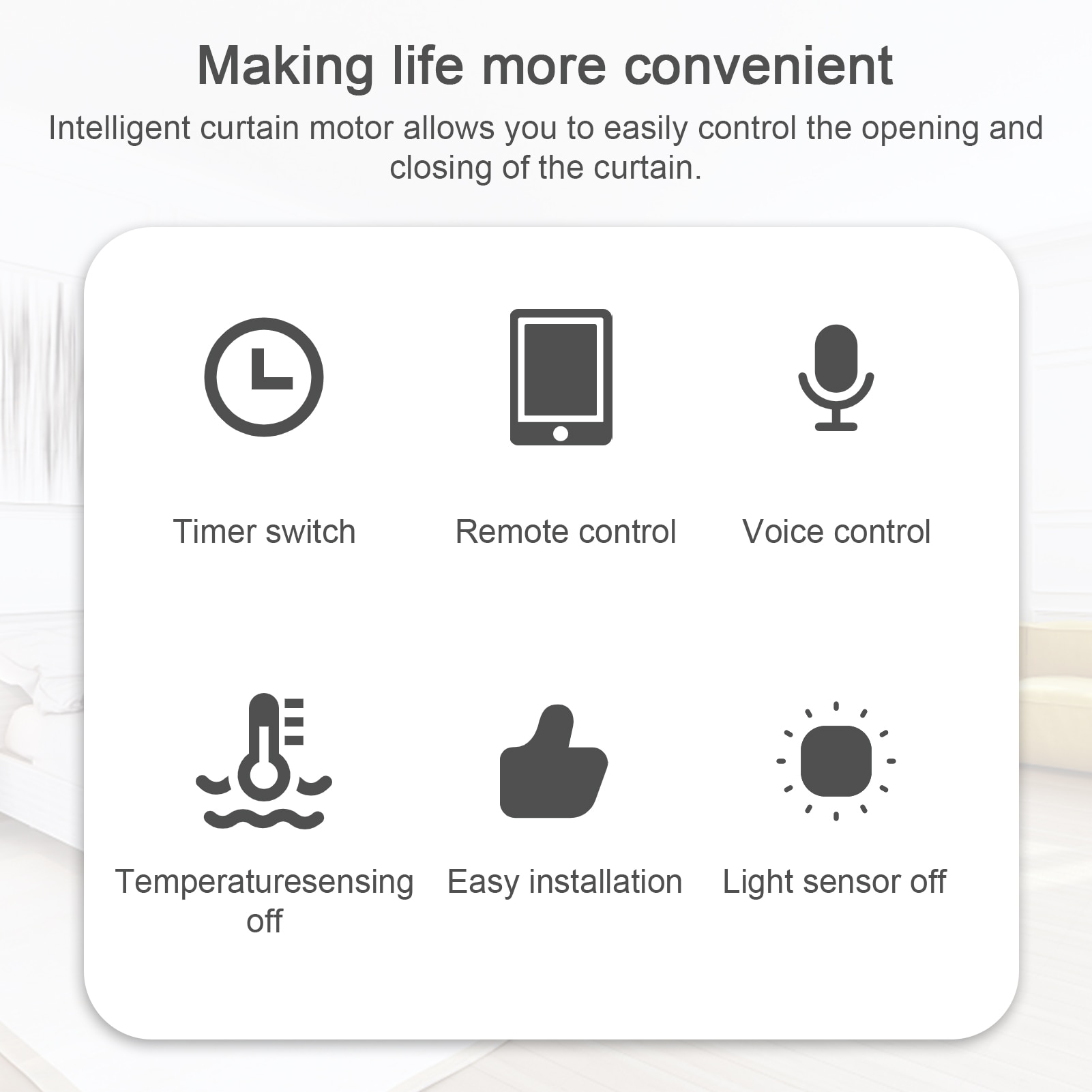 2 CHIẾC Tuya WiFi BT Thông Minh Rèm Điện Robot Rèm Mở Tự Động Hỗ Trợ Ứng Dụng Điều Khiển Từ Xa Thiết Lập Hẹn Giờ - Ảnh 9