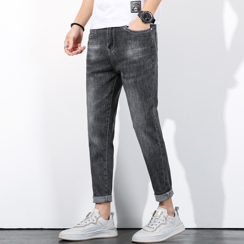 2022 Mới Chất Lượng Cao Nam Cotton Quần Dài Thu Đông Quần Jean Nam Quần Áo