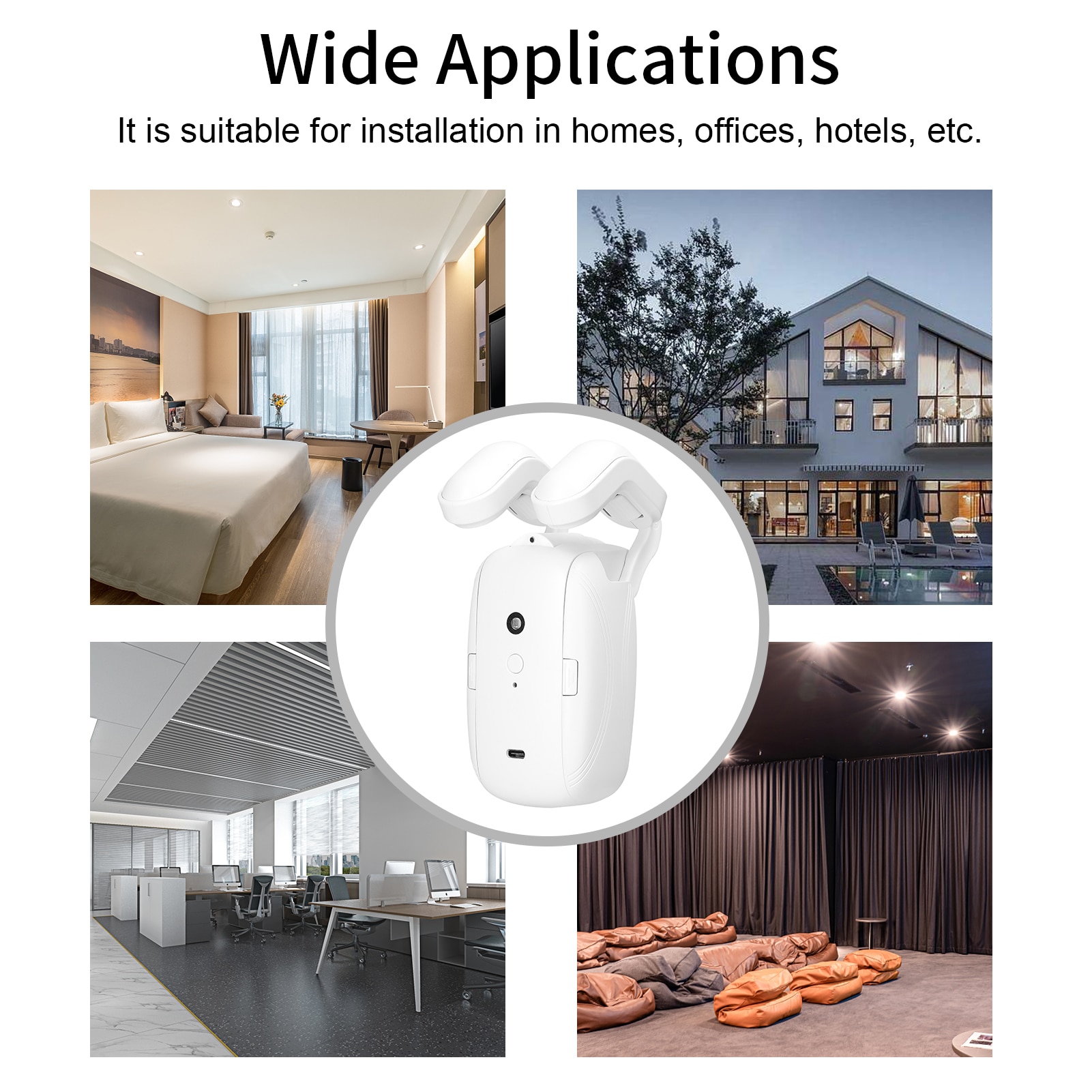 2PCS Tuya WiFi BT 지능형 커튼 모터 전기 커튼 로봇 자동 오프너 지원 APP 원격 제어 타이머 설정