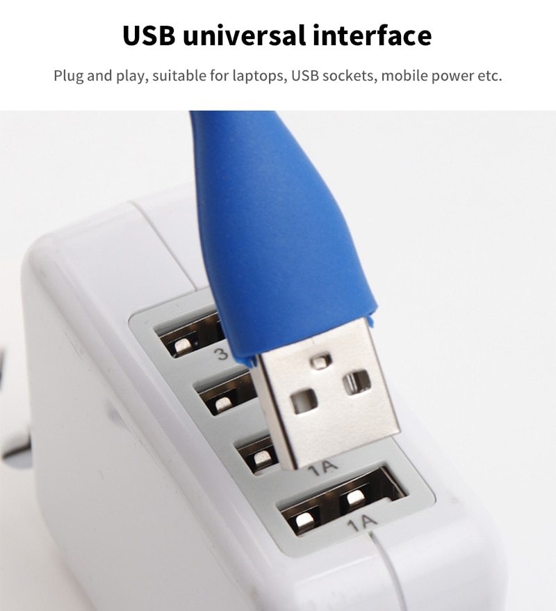 2PCS USB LED Light Portable Book Reading Light 5V 1.2W Small USB Lamp Foldable Eyesight Light For Power Bank PC Notebook Laptop - Images 15