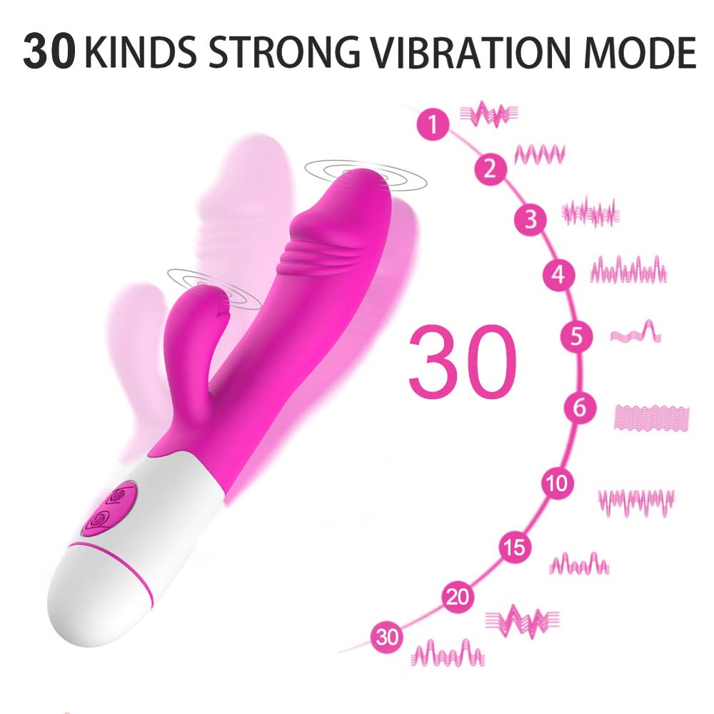 30 Tốc Độ Điểm G Nữ Máy Rung Mạnh Mẽ Dương Vật Giả Thỏ Máy Rung Nữ Âm Vật Massage Kích Thích Thủ Dâm Đồ Chơi Tình Dục Người Lớn - Ảnh 9