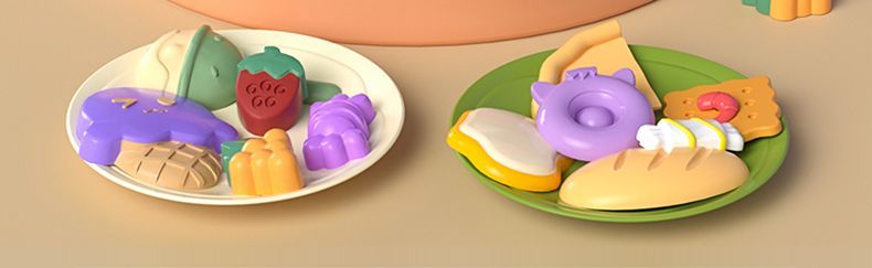 3D Nhựa Khuôn Làm Mô Hình Đất Sét Màu Kem Đất Sét Máy Làm Mì Tự Làm Nhựa Nặn Dụng Cụ Bộ Đồ Chơi Cho Trẻ Em Quà Tặng Sinh Nhật - Ảnh 9