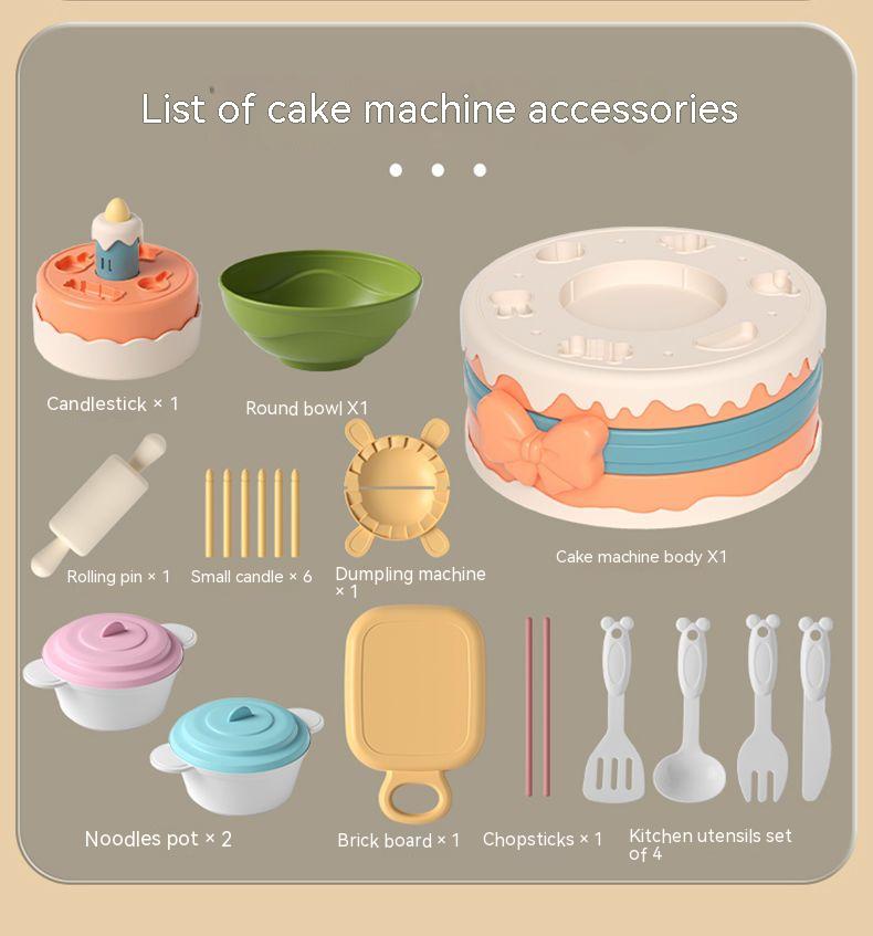 3D Plasticine Mold Modeling Clay Ice Cream Color Clay Noodle Maker Diy Plastic Play Dough Tools Sets Toys for Kids Birthday Gift - Images 12