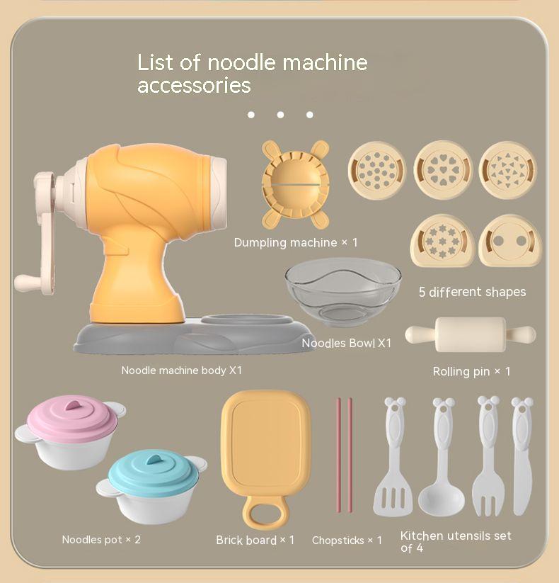 3D Plasticine Mold Modeling Clay Ice Cream Color Clay Noodle Maker Diy Plastic Play Dough Tools Sets Toys for Kids Birthday Gift - Images 10