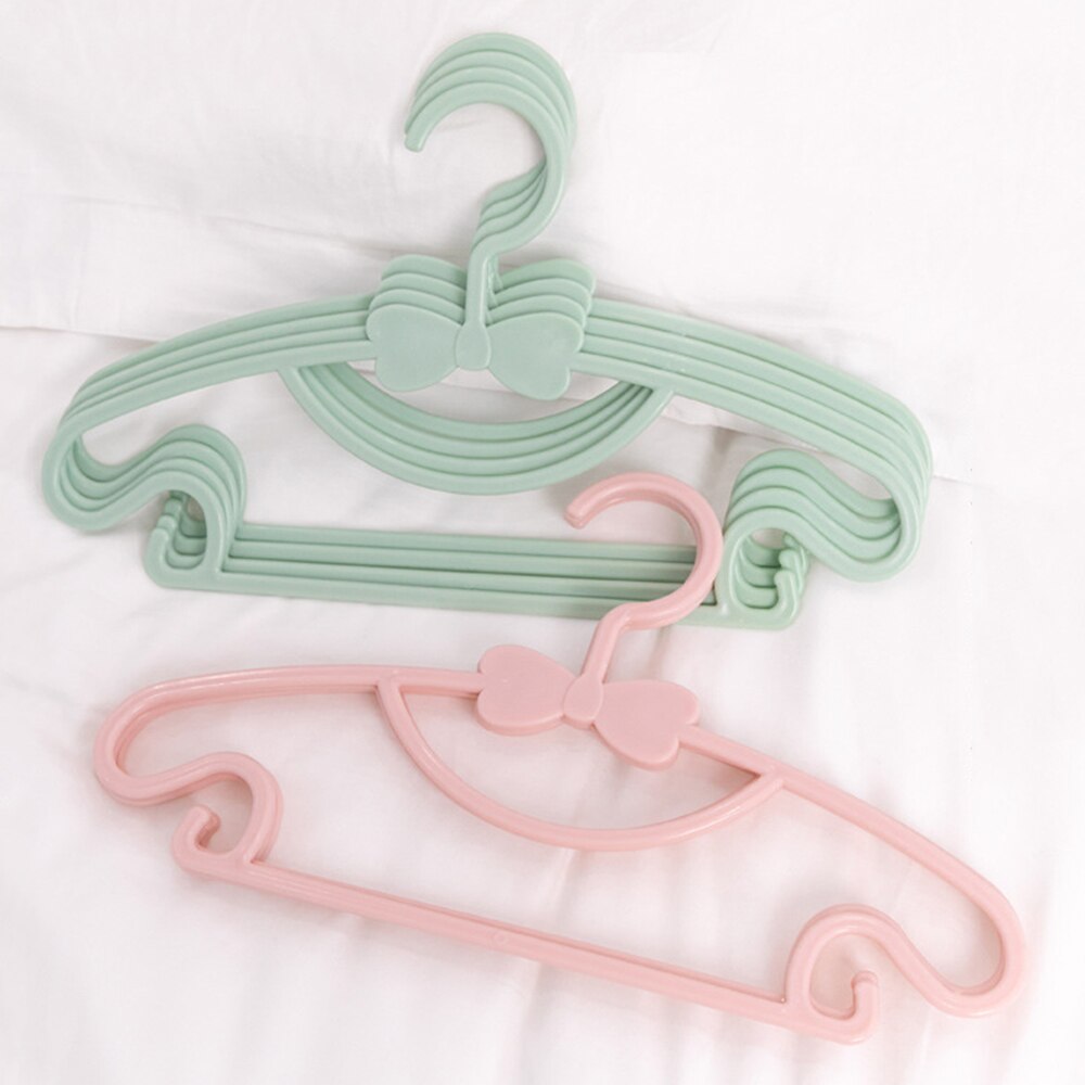5pcs 어린이 코트 스토리지 옷걸이 옷장 주최자 아기 옷걸이 휴대용 디스플레이 옷걸이 Windproof 아이 옷걸이 랙