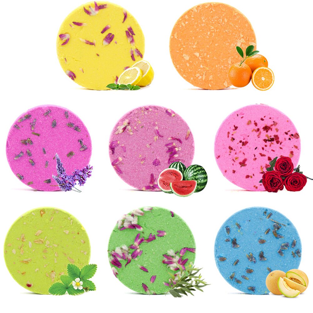 8pcs Shower Bombs Ball Body Spa Cleaner Hot Spring Bath Bubble Bomb Fragrance Shower Salt Ball Bathroom Accessories - Images 14