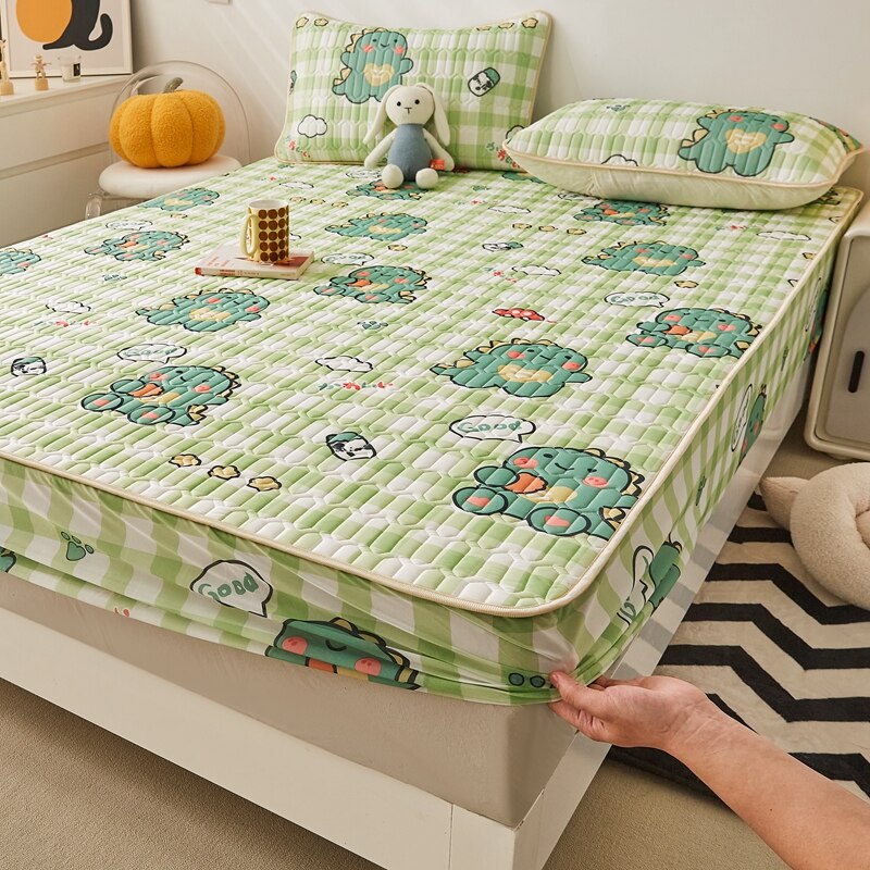 Băng Thoáng Mát Giường Thảm Trang Bị Tấm Thoải Mái Cao Su Giấc Ngủ Mùa Hè Nệm Nước Quai Trải Giường Bao Nữ Hoàng Kích Thước Ga Giường Cho Phòng Ngủ - Ảnh 14