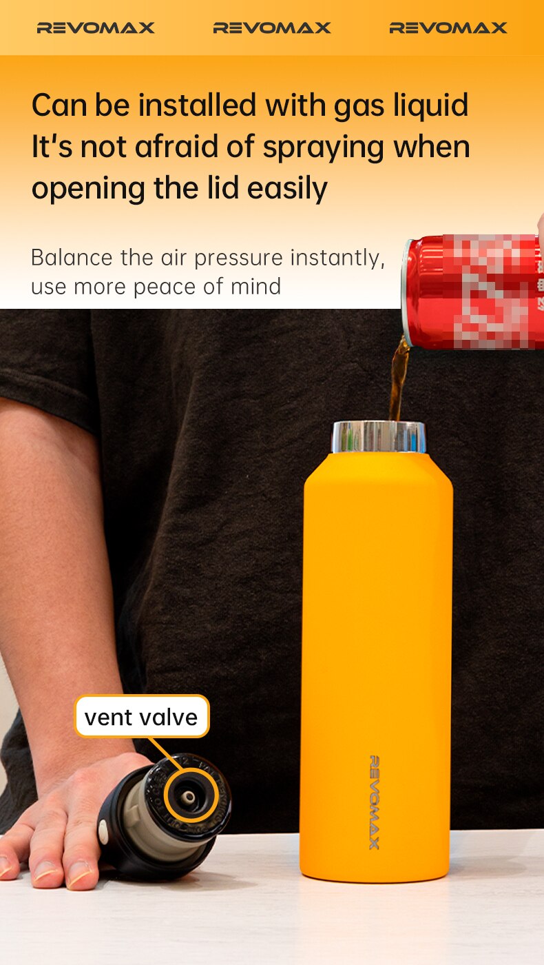 Bình giữ nhiệt Tumbler Cốc giữ nhiệt bằng thép không gỉ 20oz giữ nóng và lạnh Bình chân không phòng tập thể dục - Ảnh 5