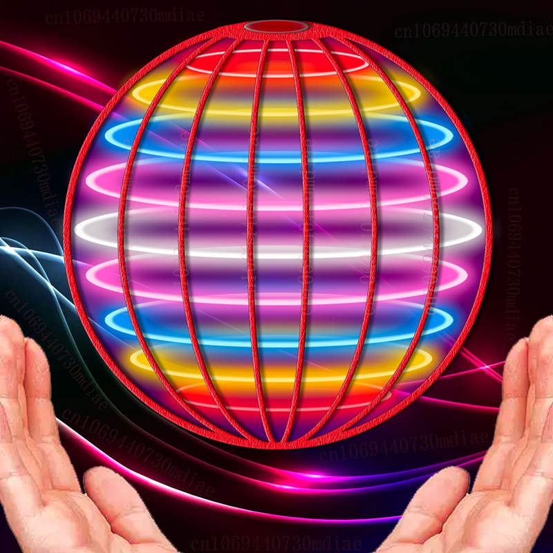 Bóng Bay Boomerang Flyorb Magic Có Đèn LED Máy Bay Không Người Lái Bóng Bay Nova Quả Cầu Bay Spinner Fidget Đồ Chơi Trẻ Em Gia Đình Quà Tặng - Ảnh 6