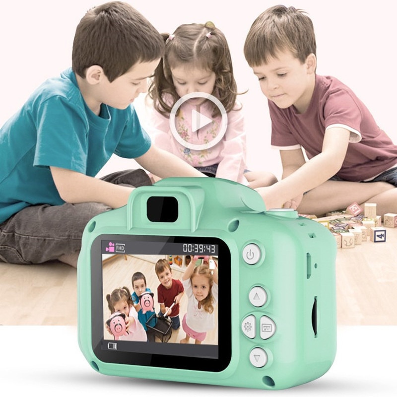 Childrens Camera Mini Video Smart Shooting Childrens Digital Camera Sports Toy Gift Smart Shooting Toy and Memory Card 8GB/32GB - Ảnh 7
