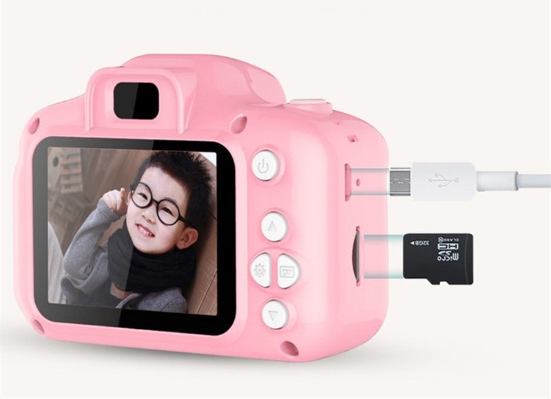 Childrens Camera Mini Video Smart Shooting Childrens Digital Camera Sports Toy Gift Smart Shooting Toy and Memory Card 8GB/32GB - Ảnh 8