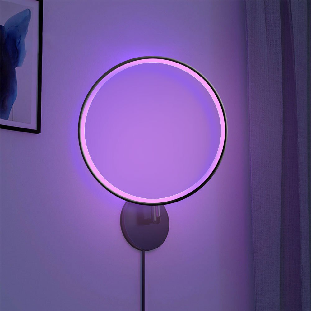 Creative Smart Neon Night Light USB RGB Desktop Atmosphere Table Lamp Bluetooth Wall Lamp Suitable for Game Room Bedroom Decor - Images 8