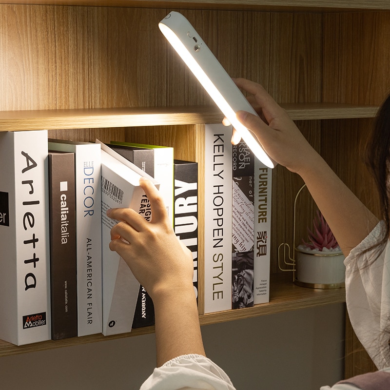 Desk Lamp Office Study LED Lights USB Rechargeable Table Lamp Magnetic Dimming Protect Eyes Bedroom Night Lamp