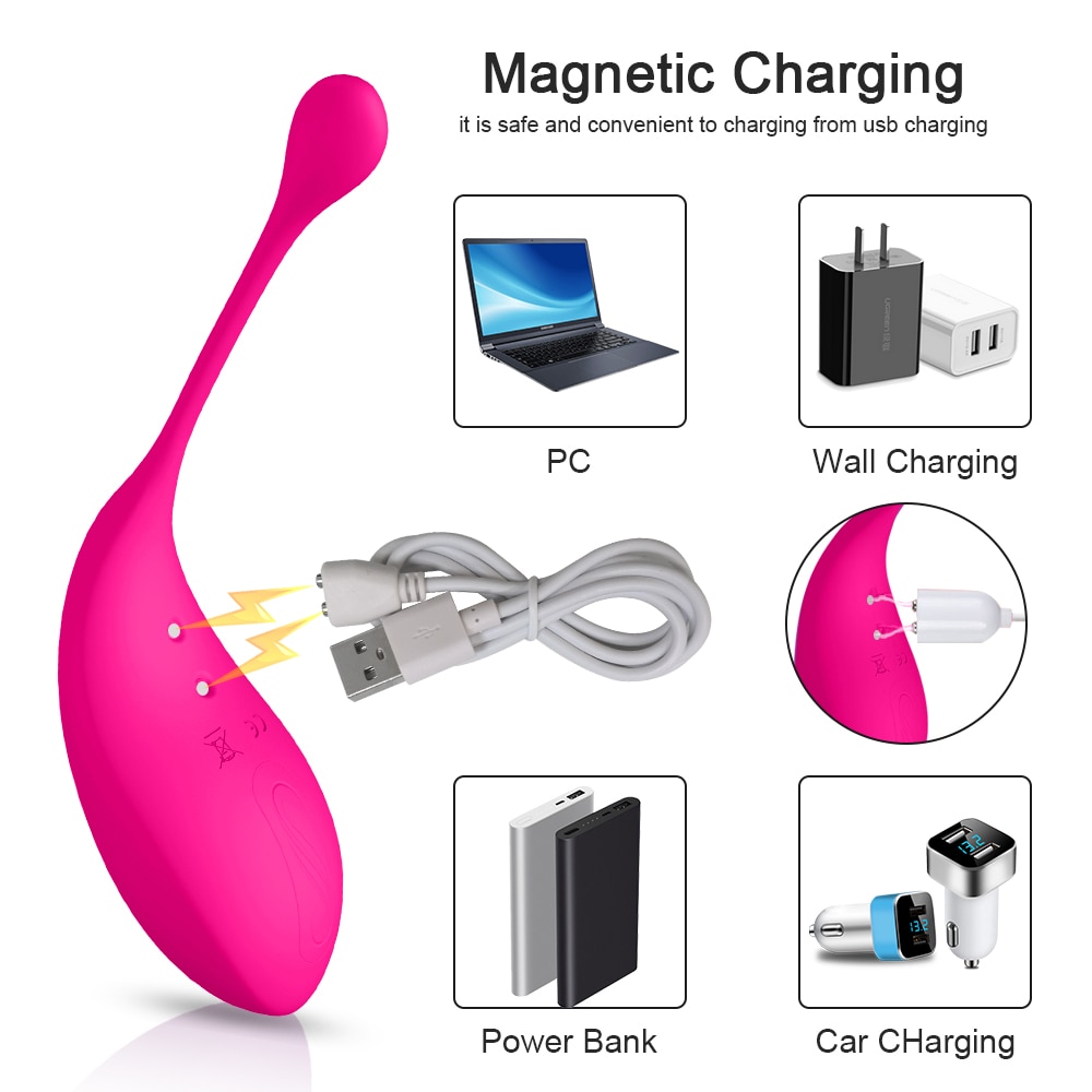Điều Khiển Từ Xa Máy Rung Không Dây Rung Sạc USB Quần Lót Rung Bóng Điểm G Kích Thích Đồ Chơi Tình Dục Người Lớn Âm Vật