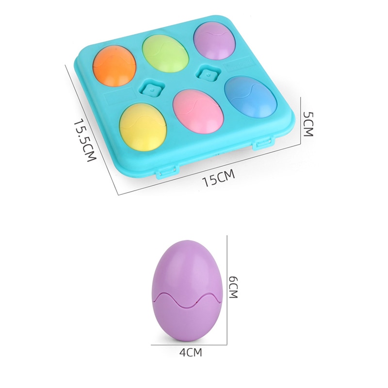 Đồ Chơi Montessori Cho Bé Trứng Thông Minh 3D Đồ Chơi Xếp Hình Cho Trẻ Em Học Giáo Dục Màu Sắc Hình Dạng Phù Hợp Với Trứng Đồ Chơi Lễ Phục Sinh Quà Tặng