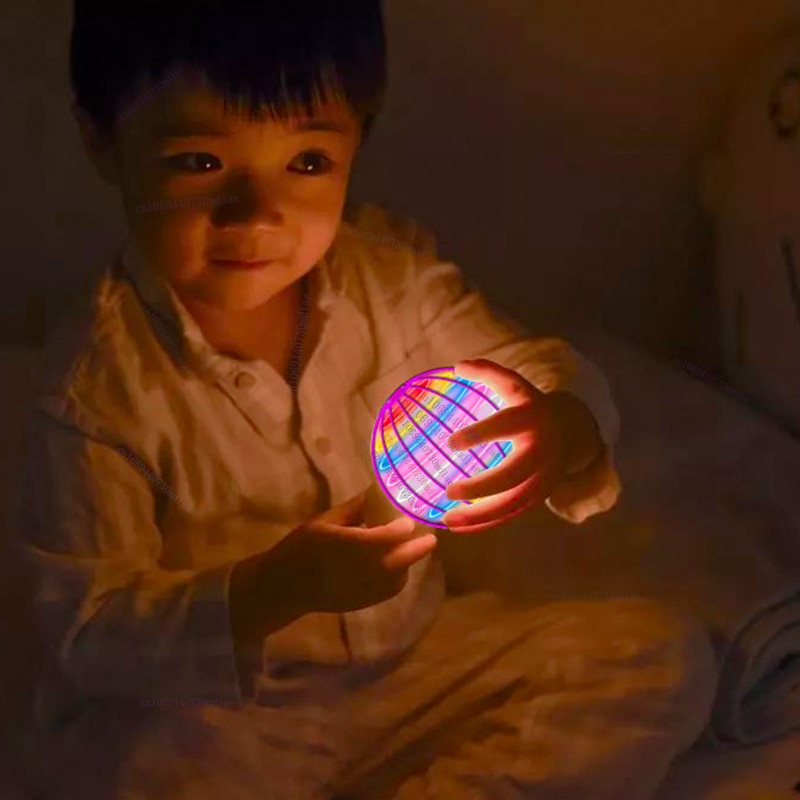 Flying Ball Boomerang Flyorb Magic With LED Lights Drone Hover Ball Fly Nova Orb Flying Spinner Fidget Toys Children Family Gift - imaget 2