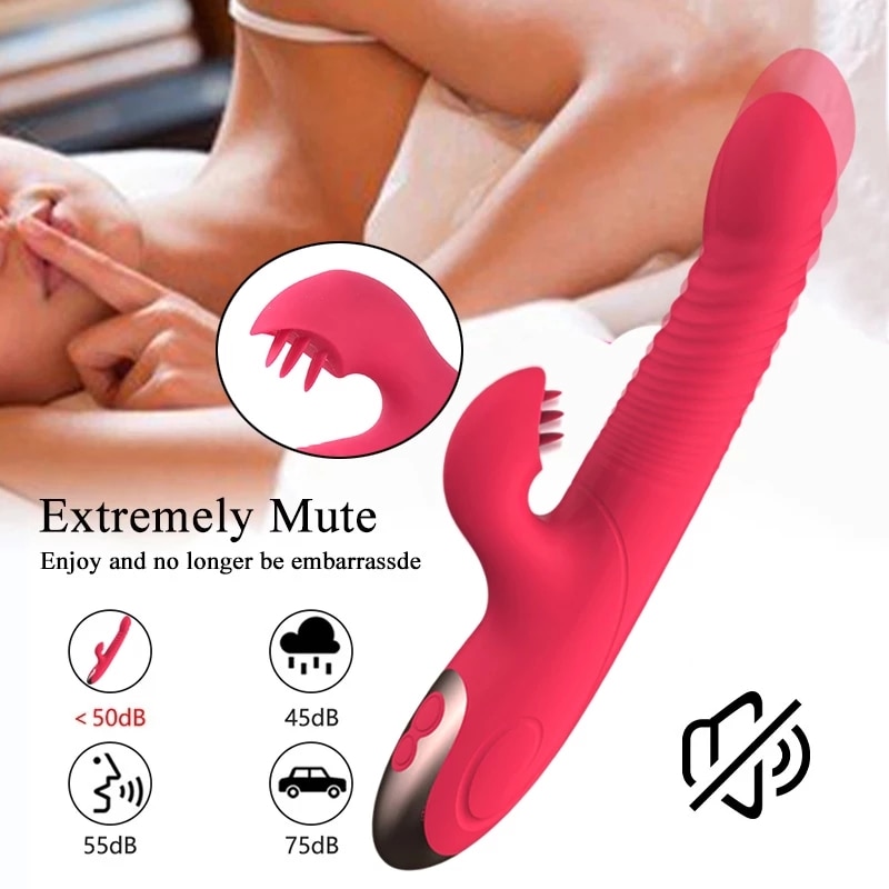 G Spot Vibrator Sex Toy for Women Dildo Vagina Clitoris Massager 7*7 Speeds Vibrating Dildo with Sucking Adult Sex Toys - Ảnh 2