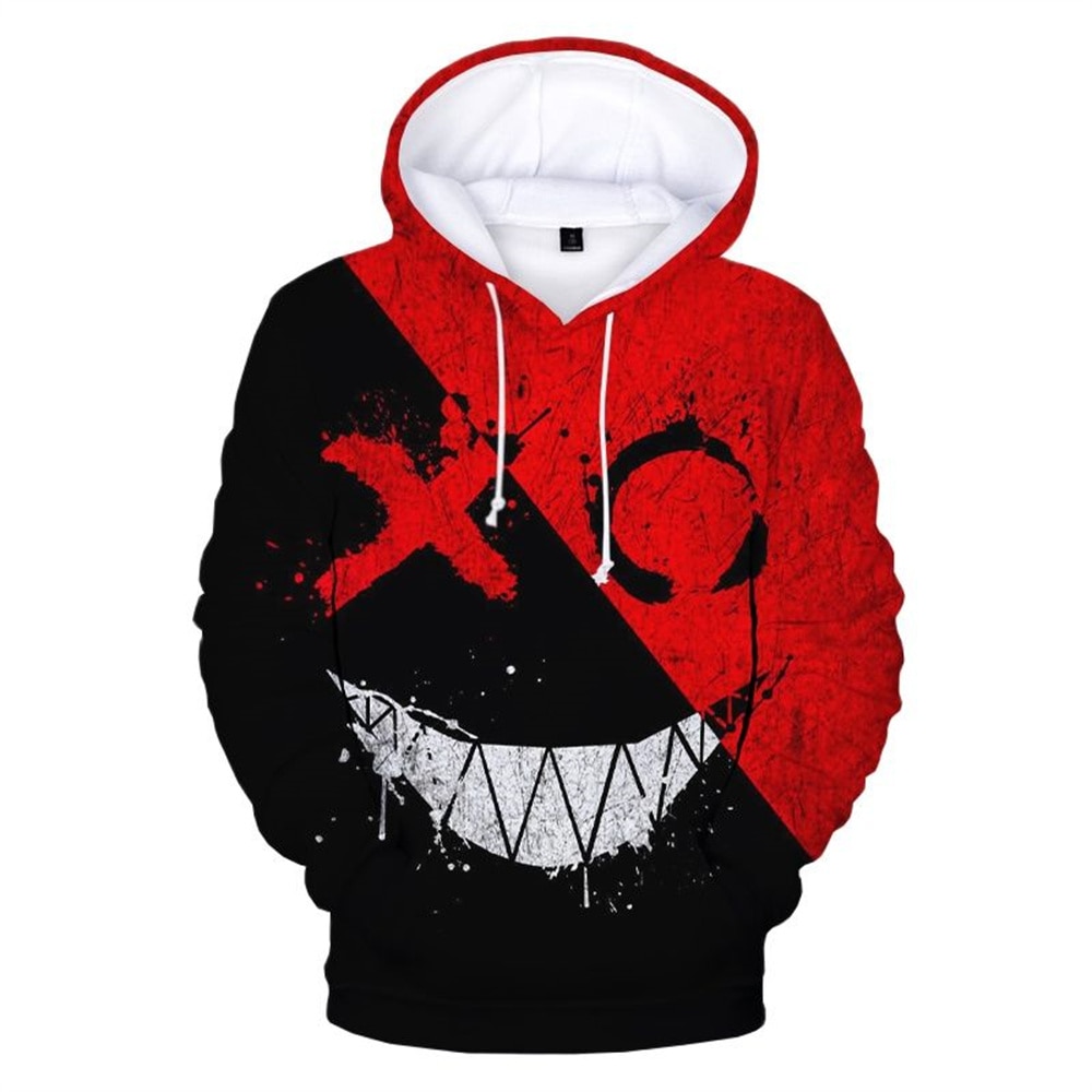 Haha joker 3D Print Sweatshirt Hoodies Men/Women Hip Hop Funny Autumn Streetwear 3D joker Hoodies Sweatshirt For Couples Clothes - Images 7