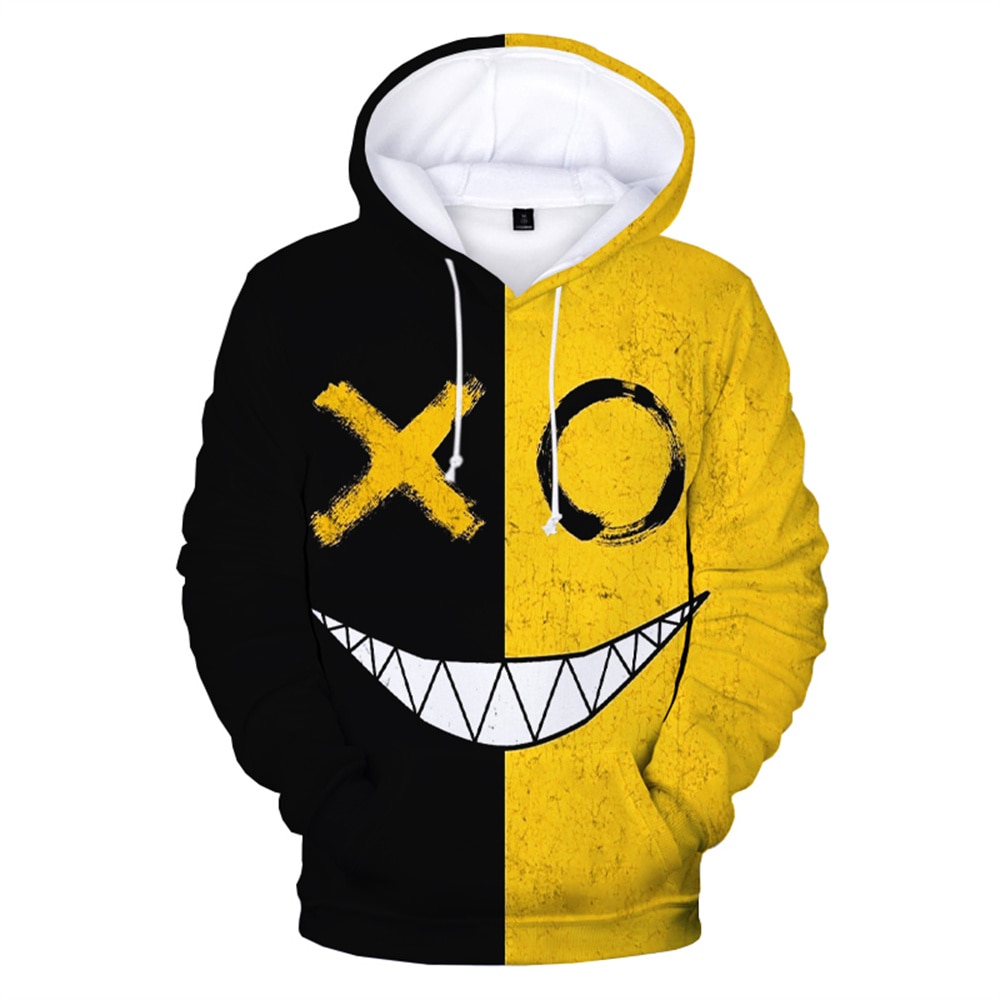 Haha 조커 3D 인쇄 스웨터 후드 남성/여성 힙합 재미 있은 가을 Streetwear 3D 조커 후드 티 셔츠 커플 의류 - imaget 6