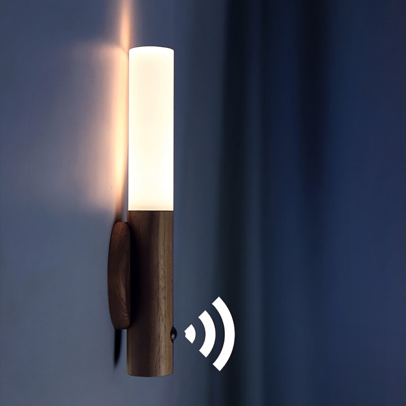 Home Wireless Magnetic Wall Hanging Corridor LED Light Auto Sensor Motion Lamp - Images 6