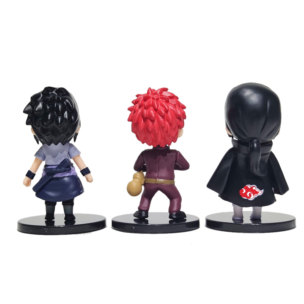 Hot 12 Cái/bộ Anime Danh Sách Tập Phim Naruto Shippuden Hinata Sasuke Itachi Kakashi Gaara Anime Hình Q Phiên Bản Nhựa PVC Nhân Vật Đồ Chơi búp Bê Kid Tặng - Ảnh 11