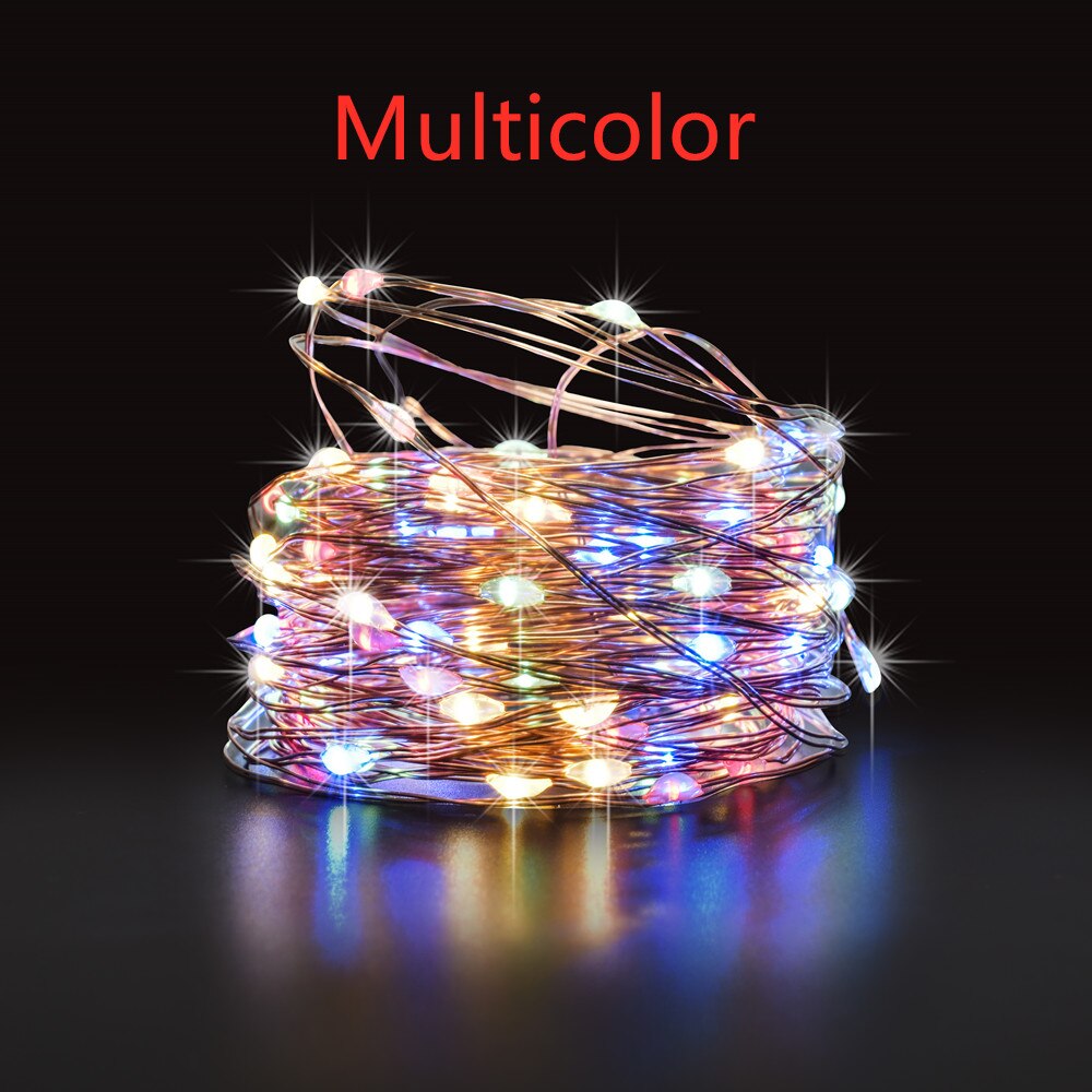 IR Dimmable 11m/21m/31m/51m  LED Outdoor Solar String Lights Solar Lamp for Fairy Holiday Christmas Party Garland Lighting Luz - Images 7