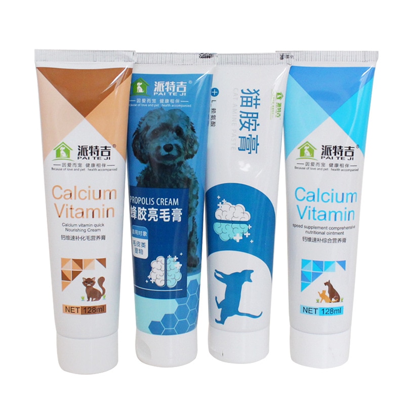 Kem dưỡng lông mèo 128g bổ sung dinh dưỡng mèo thành kitty giảm nôn trớ lông bóng kem dinh dưỡng thú cưng