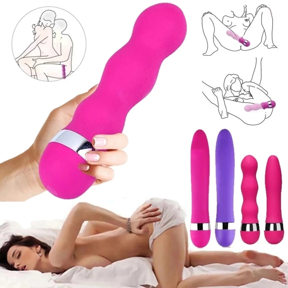 Lớn/Nhỏ Dương Vật Giả Máy Rung AV Dính Máy Rung Gợi Tình Điểm G Đũa Hậu Môn Đính Hạt Rung Đồ Chơi Tình Dục Người Lớn phụ Nữ Đồng Tính Nữ Masturbator