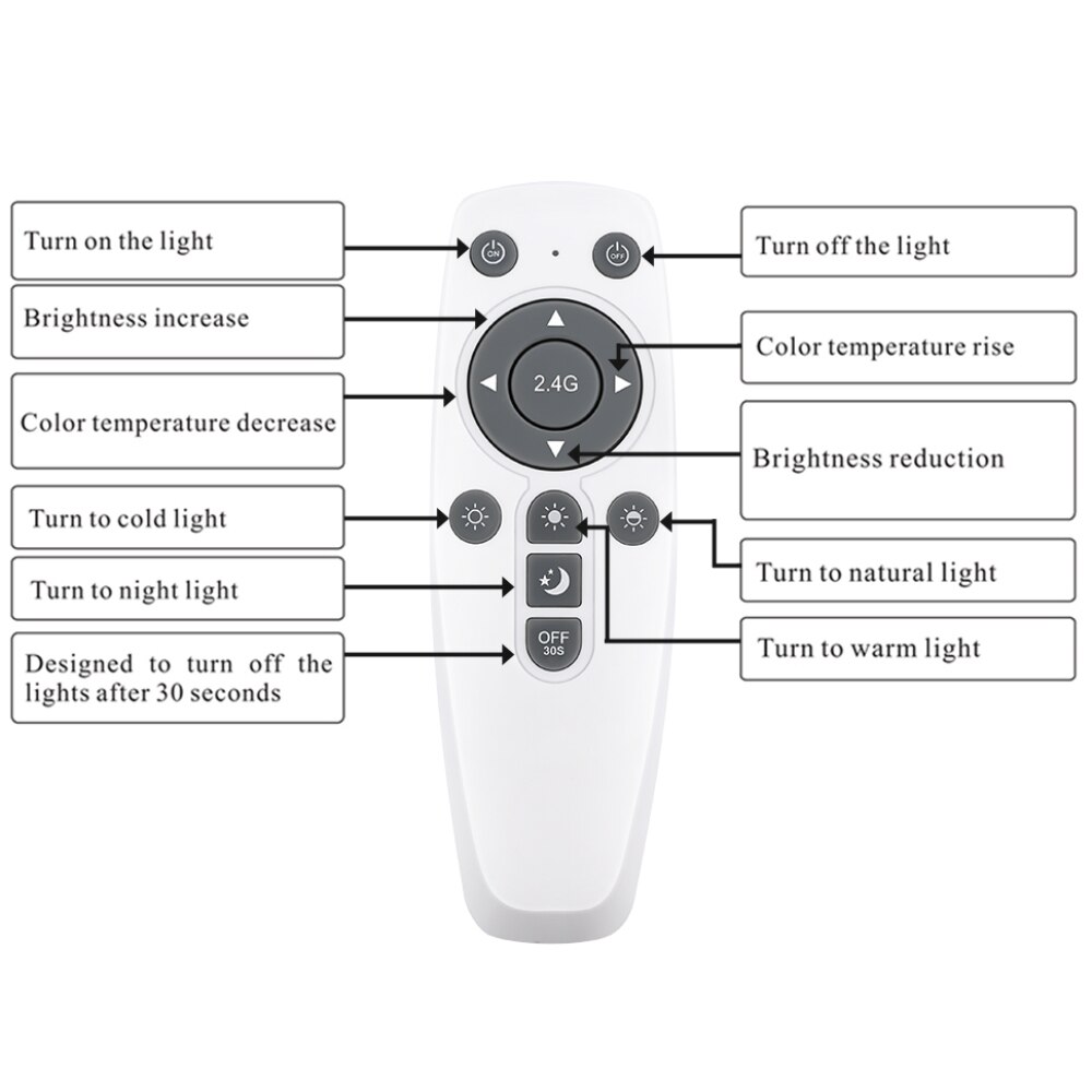 Modern Led Ceiling Light Fixture Smart Remote Stepless Dimming Chandelier 120W Ceiling Lamp for Living Room Bedroom Dining Room - Images 10