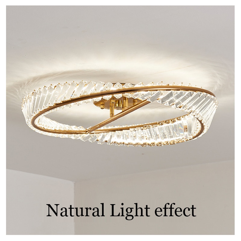 Đèn LED Hiện Đại Sang Trọng Pha Lê Ốp Trần Cho Phòng Khách Phòng Ngủ Trang Trí Nhà Bếp Đèn Chùm Nhà Trong Nhà Đèn Ốp Trần Lustre - Ảnh 13