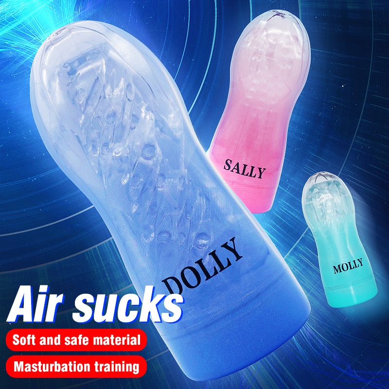 Male Masturbator Cup Soft Pussy Sex Toys Transparent Vagina Adult Endurance Exercise Sex Products Vacuum Pocket Cup for Men