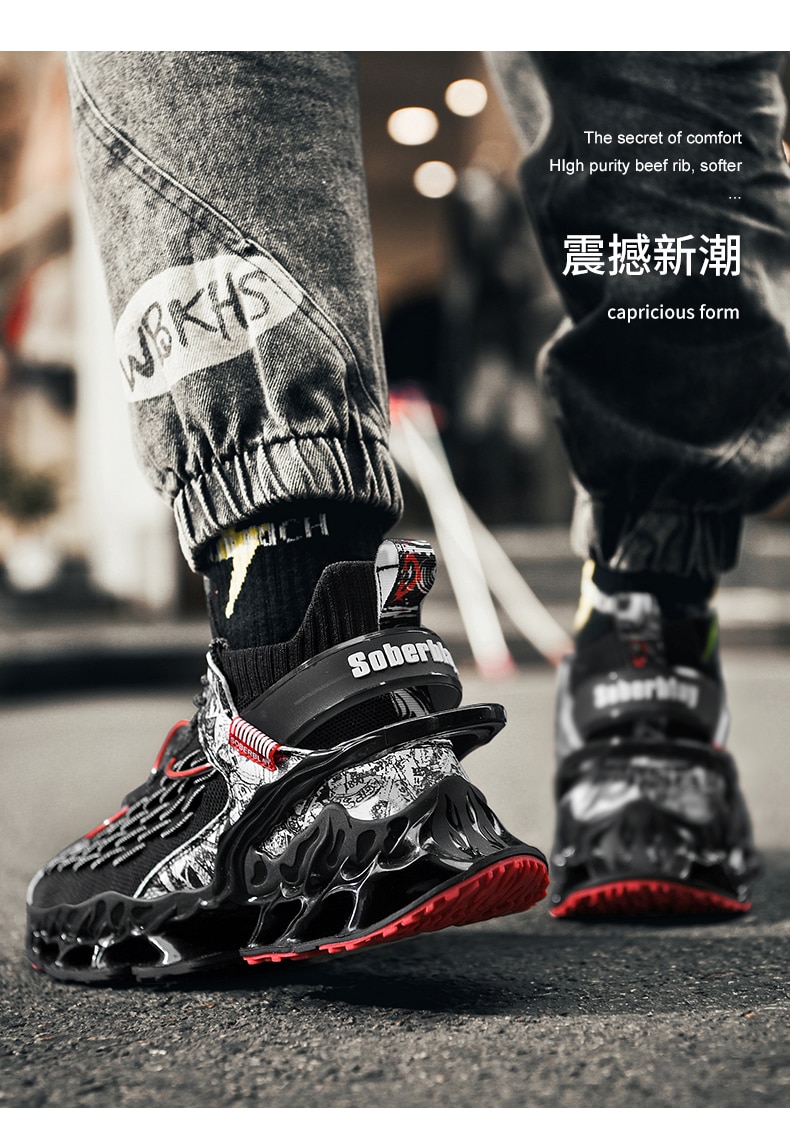 men shoes Sneakers Male tenis Luxury designer shoes Mens casual Shoes platform Shoes fashion Blade loafers running Shoe for men - Images 39