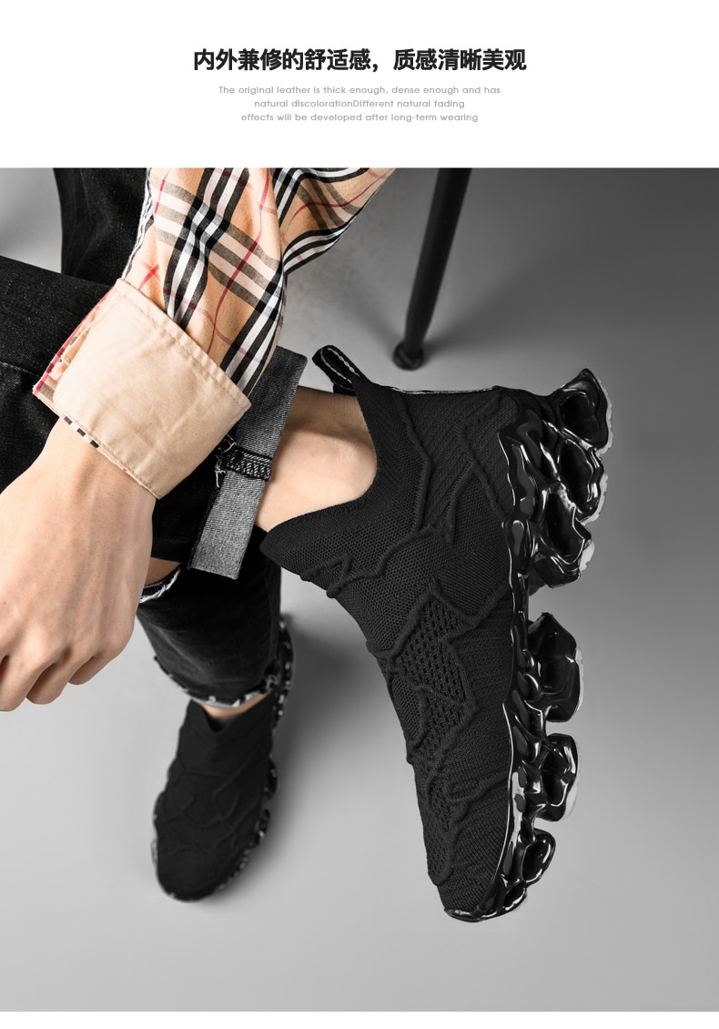 men shoes Sneakers Male tenis Luxury designer shoes Mens casual Shoes platform Shoes fashion Blade loafers running Shoe for men - Images 17