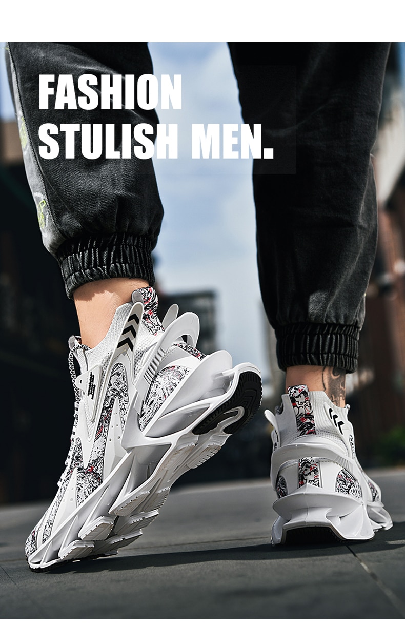 men shoes Sneakers Male tenis Luxury designer shoes Mens casual Shoes platform Shoes fashion Blade loafers running Shoe for men - Images 8
