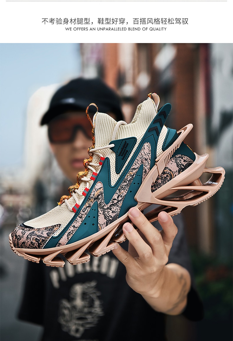 men shoes Sneakers Male tenis Luxury designer shoes Mens casual Shoes platform Shoes fashion Blade loafers running Shoe for men - Images 11