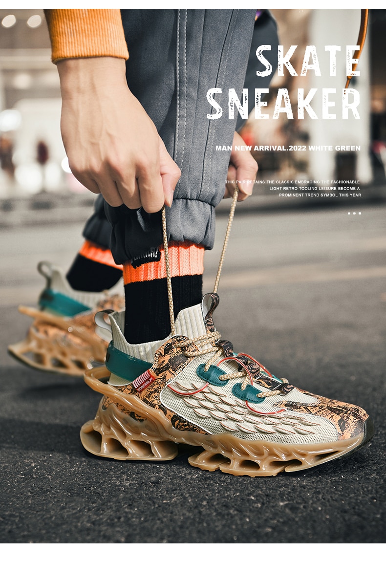 men shoes Sneakers Male tenis Luxury designer shoes Mens casual Shoes platform Shoes fashion Blade loafers running Shoe for men - Images 36