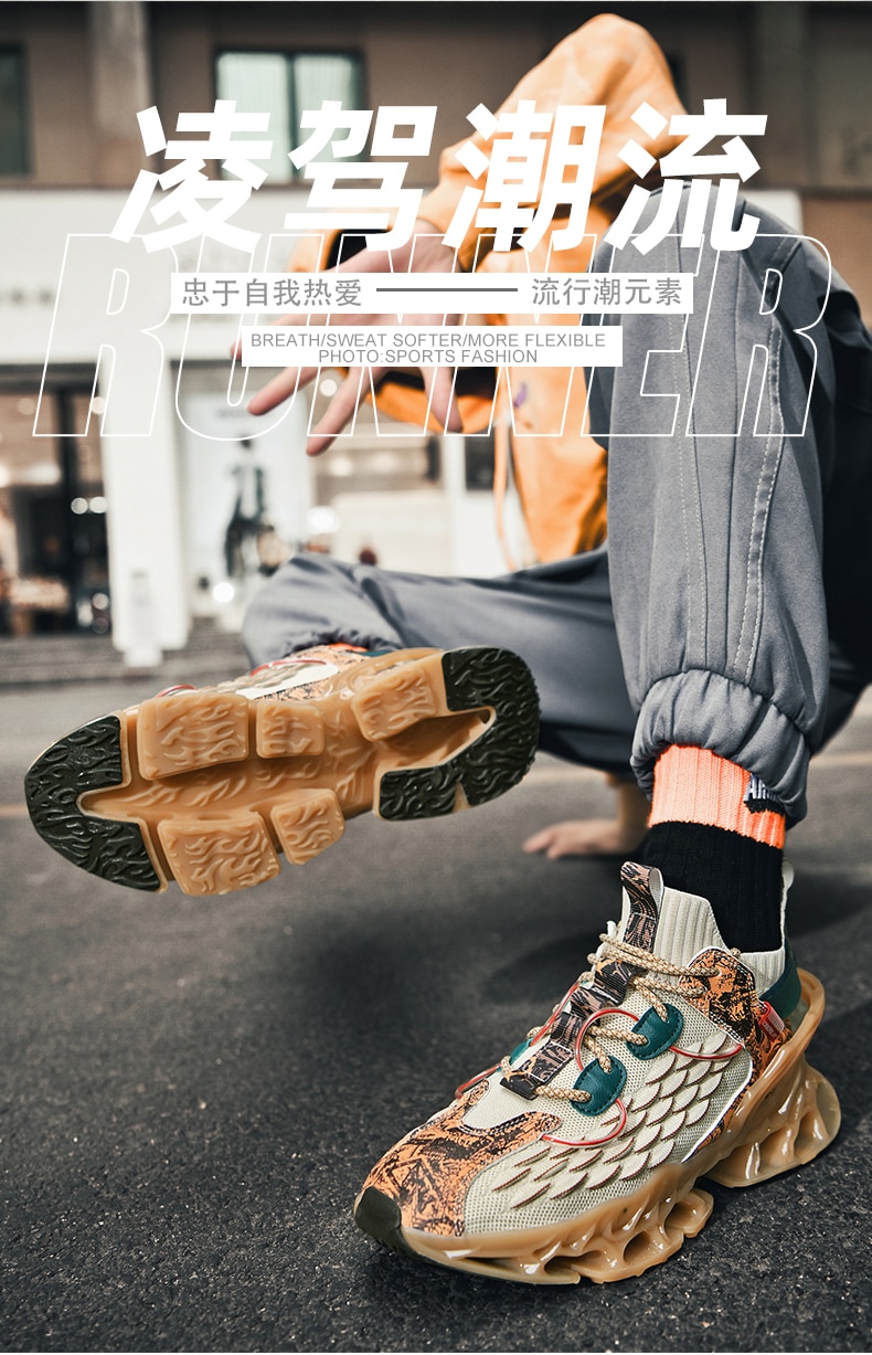 men shoes Sneakers Male tenis Luxury designer shoes Mens casual Shoes platform Shoes fashion Blade loafers running Shoe for men - Images 32