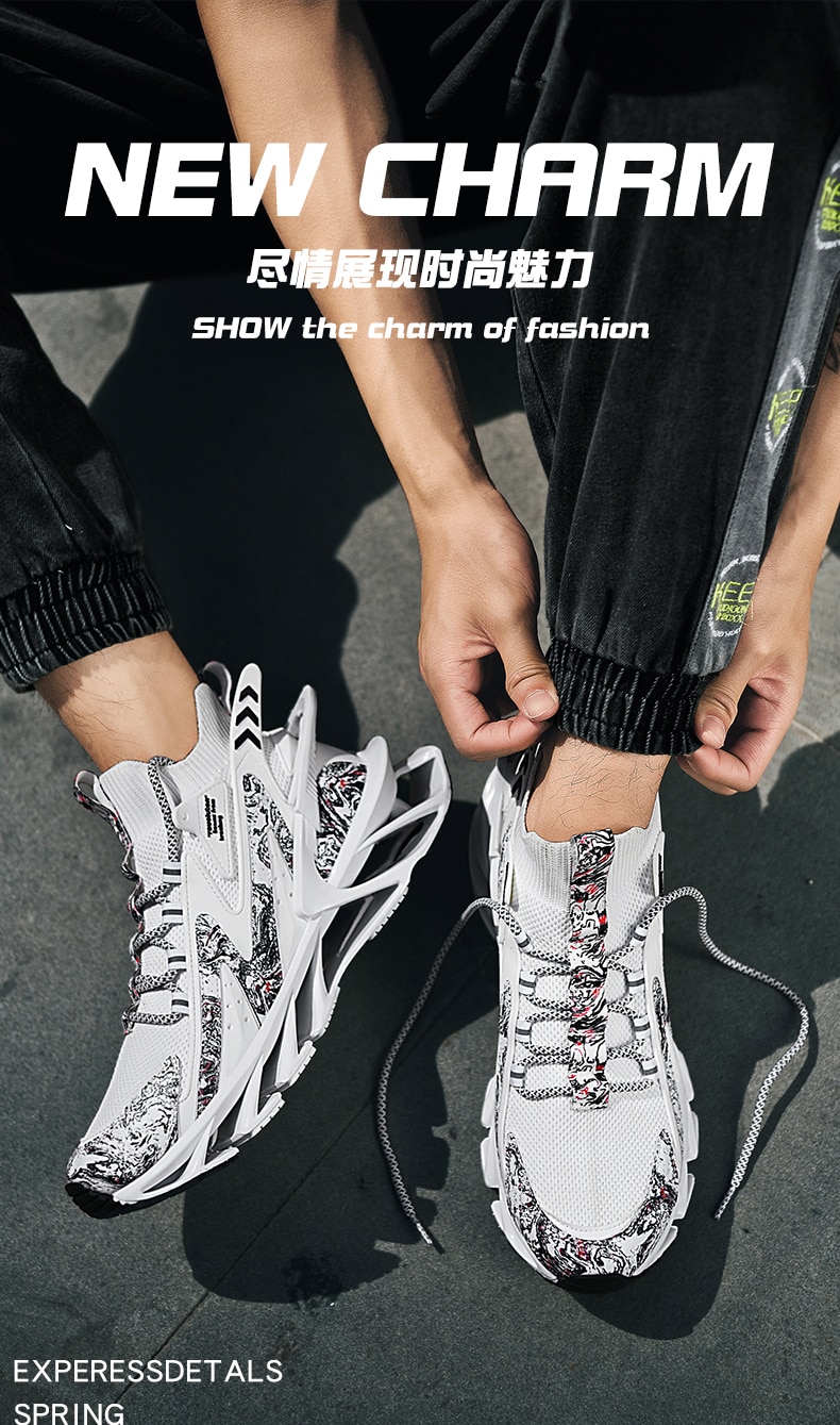 men shoes Sneakers Male tenis Luxury designer shoes Mens casual Shoes platform Shoes fashion Blade loafers running Shoe for men - Images 2