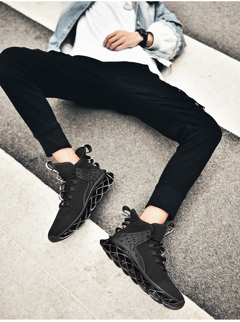 men shoes Sneakers Male tenis Luxury designer shoes Mens casual Shoes platform Shoes fashion Blade loafers running Shoe for men - Images 85