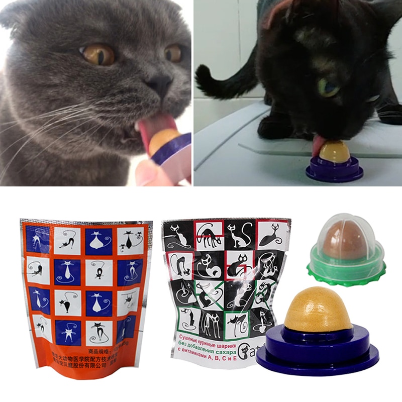 Mèo Bóng Năng Lượng Mèo Hình Cầu Kẹo Mèo Lollipop Mèo Catnip Mèo Đồ Ăn Nhẹ Đồ Chơi Thú Cưng Mèo Bạc Hà Có Keo Liếm Dinh Dưỡng Tốt Cho Sức Khỏe