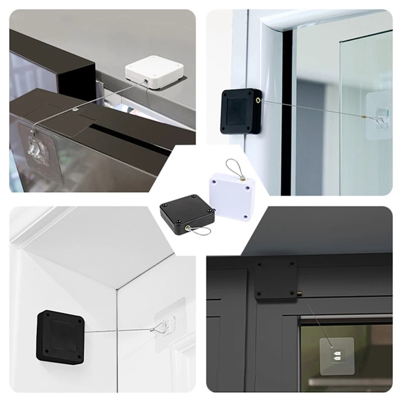 Multifunctional Automatic Door Closer Punch-Free Automatic Sensor Door Closer For Office Kitchen Bathroom Bedroom Doors