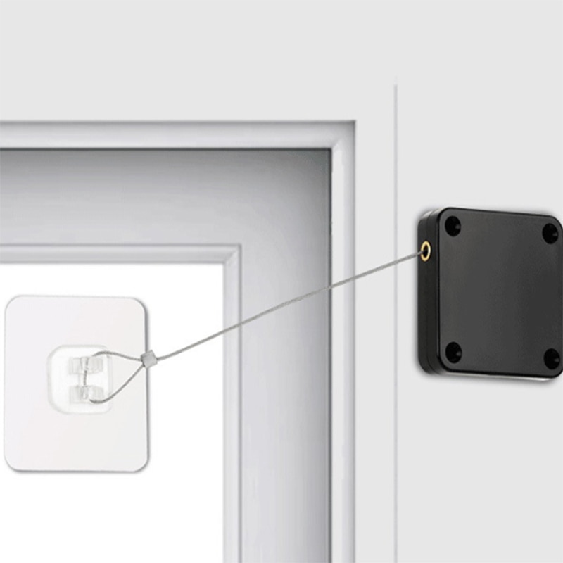 Multifunctional Automatic Door Closer Punch-Free Automatic Sensor Door Closer For Office Kitchen Bathroom Bedroom Doors