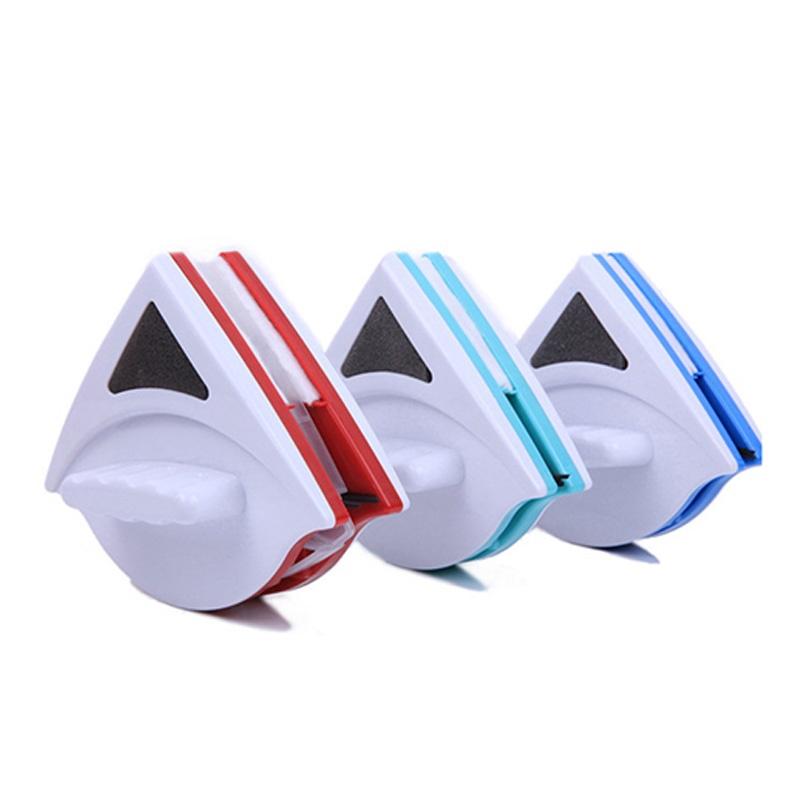 Nam châm lau kính cửa sổ từ tính hai mặt Bàn chải nhà Wizard Wiper Công cụ làm sạch bề mặt - Ảnh 5