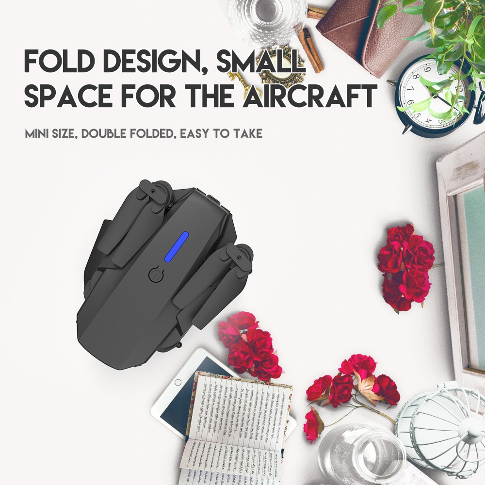 New 2023 E88Pro RC Drone 4K Professinal With 1080P Wide Angle HD Camera Foldable RC Helicopter WIFI FPV Height Hold Gift Toy - Images 5